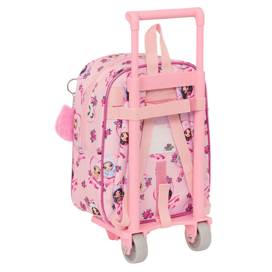 Ghiozdan cu Roți Na!Na!Na! Surprise Fabulous Roz 22 x 27 x 10 cm - Birou și papetărie, Material școlar și educațional