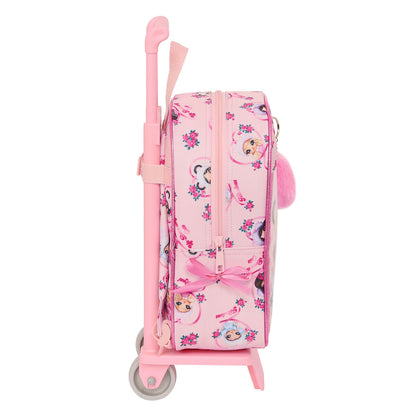 Ghiozdan cu Roți Na!Na!Na! Surprise Fabulous Roz 22 x 27 x 10 cm - Birou și papetărie, Material școlar și educațional