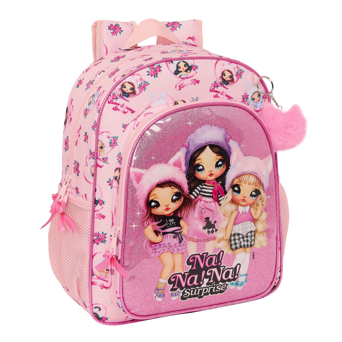 Ghiozdan Na!Na!Na! Surprise Fabulous Roz 32 X 38 X 12 cm - Birou și papetărie, Material școlar și educațional