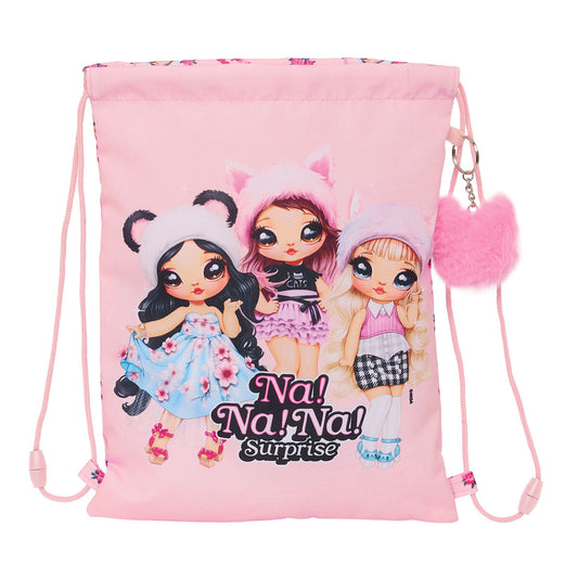 Geantă Rucsac cu Bretele Na!Na!Na! Surprise Fabulous Roz 26 x 34 x 1 cm - Birou și papetărie, Material școlar și educațional