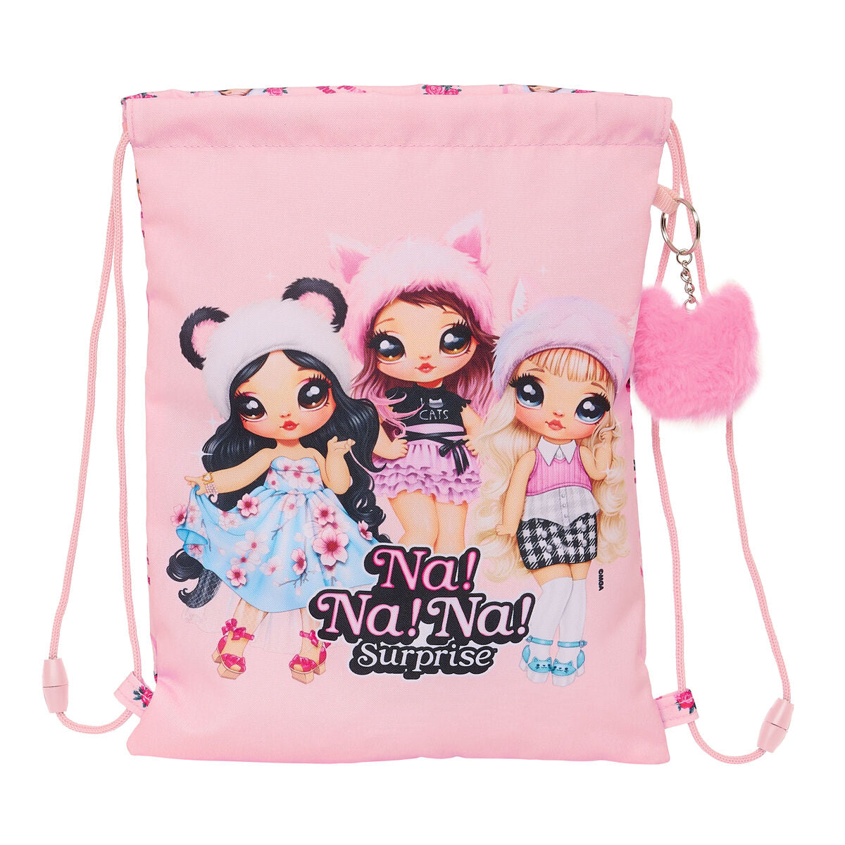 Geantă Rucsac cu Bretele Na!Na!Na! Surprise Fabulous Roz 26 x 34 x 1 cm - Birou și papetărie, Material școlar și educațional