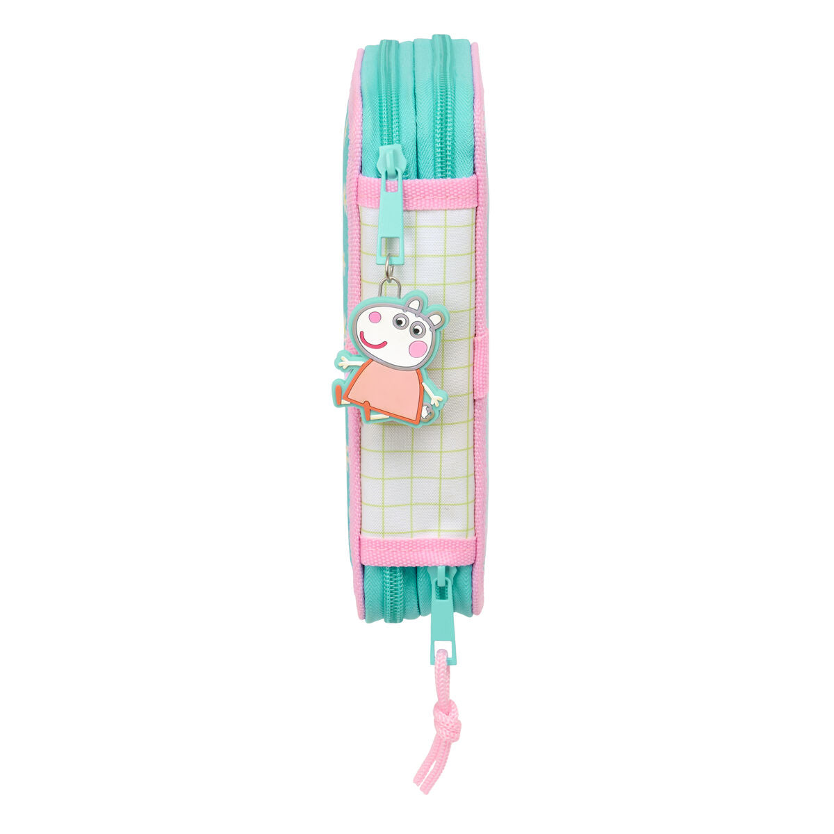 Penar cu Accesorii Peppa Pig Pretty flowers Galben Mentă 12.5 x 19.5 x 4 cm 29 Piese - Birou și papetărie, Material școlar și educațional