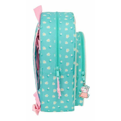 Ghiozdan Peppa Pig Pretty flowers 26 x 34 x 11 cm - Birou și papetărie, Material școlar și educațional