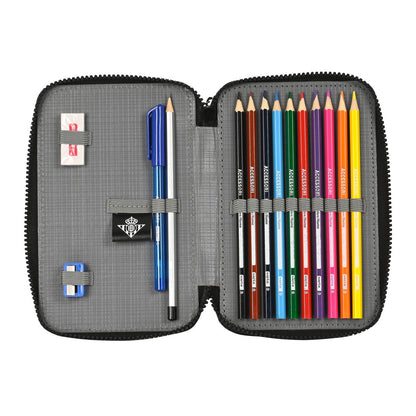 Creion dublu Real Betis Balompié Negru Lămâie verde 12.5 x 19.5 x 4 cm (28 Piese) - Birou și papetărie, Material școlar și educațional