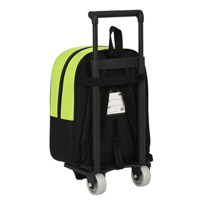 Ghiozdan cu Roți Real Betis Balompié Negru Lămâie verde 22 x 27 x 10 cm - Birou și papetărie, Material școlar și educațional