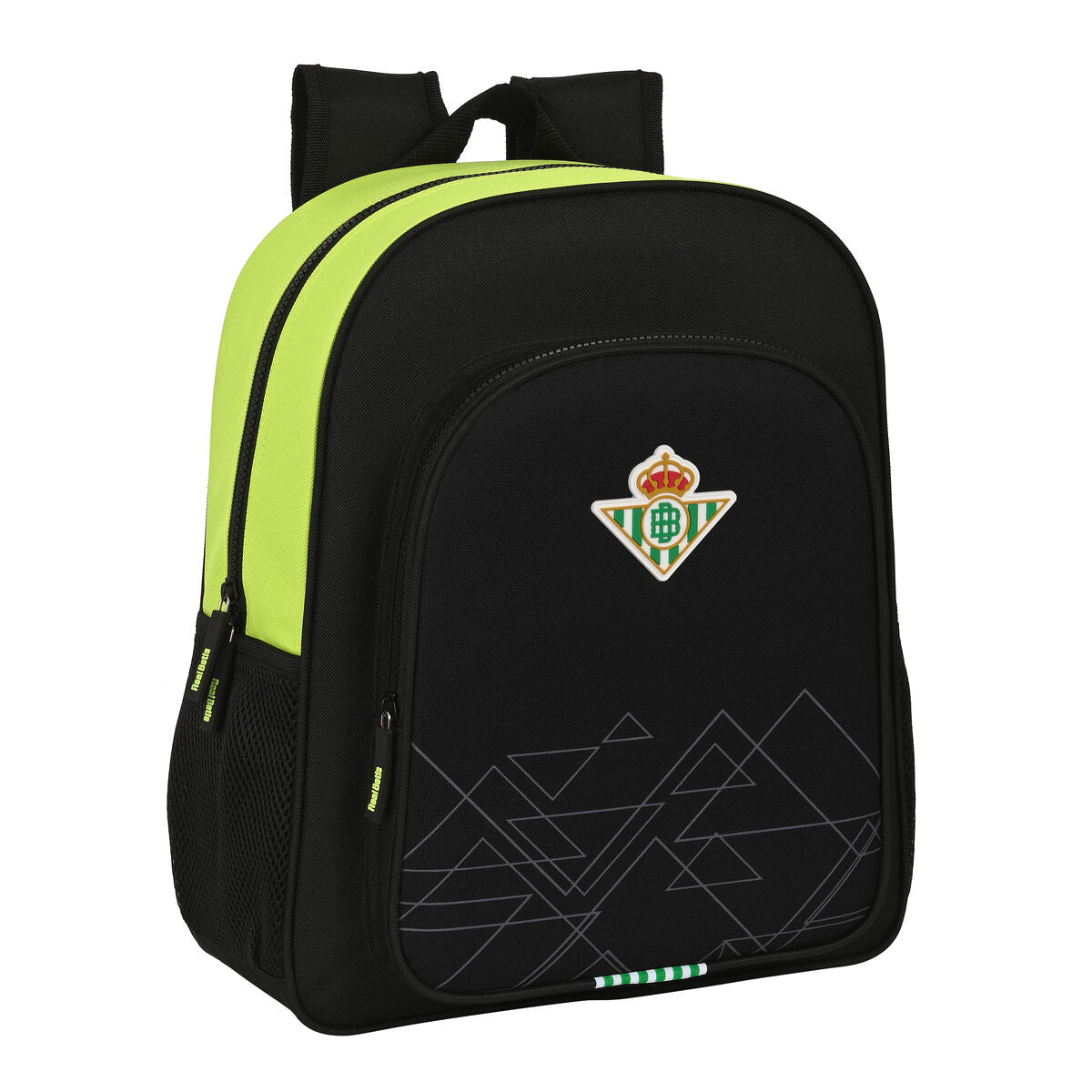 Ghiozdan Real Betis Balompié 32 x 38 x 12 cm Negru Lămâie verde - Birou și papetărie, Material școlar și educațional