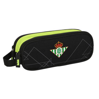 Penar dublu Real Betis Balompié Negru Lămâie verde 21 x 8 x 6 cm - Birou și papetărie, Material școlar și educațional
