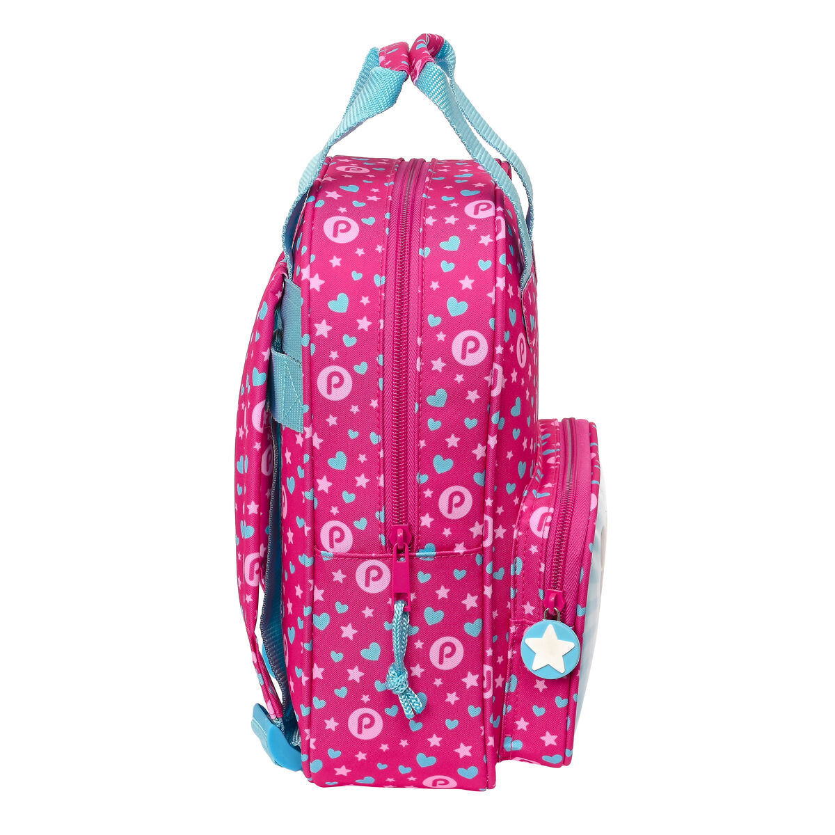 Ghiozdan Pinypon Albastru Roz 20 x 28 x 8 cm - Birou și papetărie, Material școlar și educațional