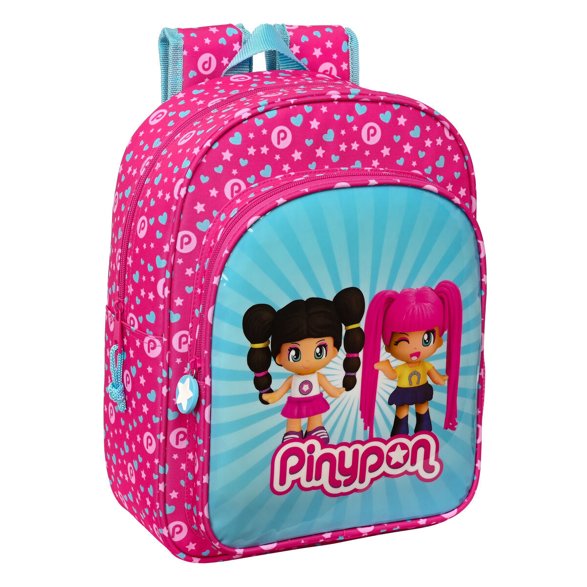 Ghiozdan Pinypon Albastru Roz 26 x 34 x 11 cm - Birou și papetărie, Material școlar și educațional