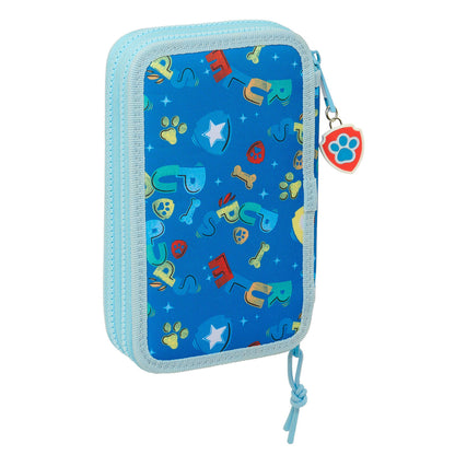 Creion dublu The Paw Patrol Pups rule Albastru 12.5 x 19.5 x 4 cm 28 Piese - Birou și papetărie, Material școlar și educațional
