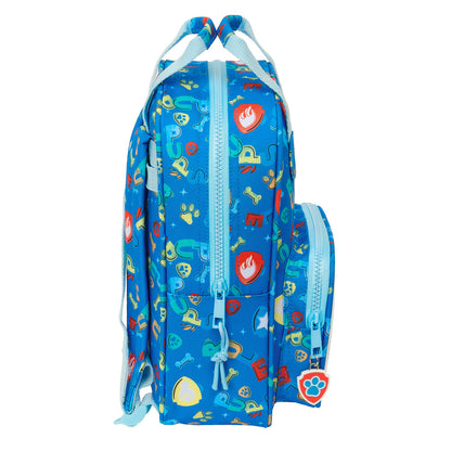 Ghiozdan The Paw Patrol Pups rule Albastru 20 x 28 x 8 cm - Birou și papetărie, Material școlar și educațional
