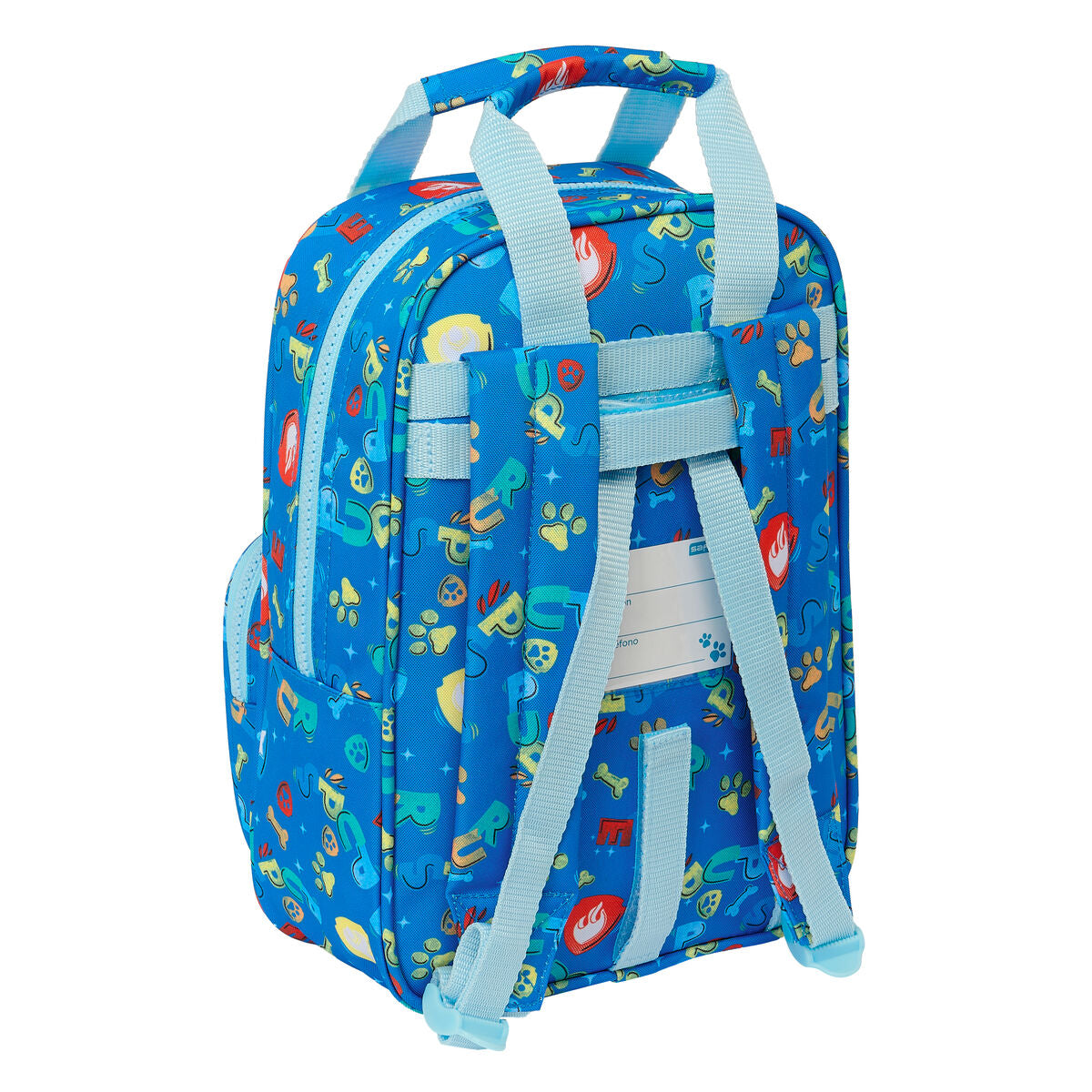 Ghiozdan The Paw Patrol Pups rule Albastru 20 x 28 x 8 cm - Birou și papetărie, Material școlar și educațional