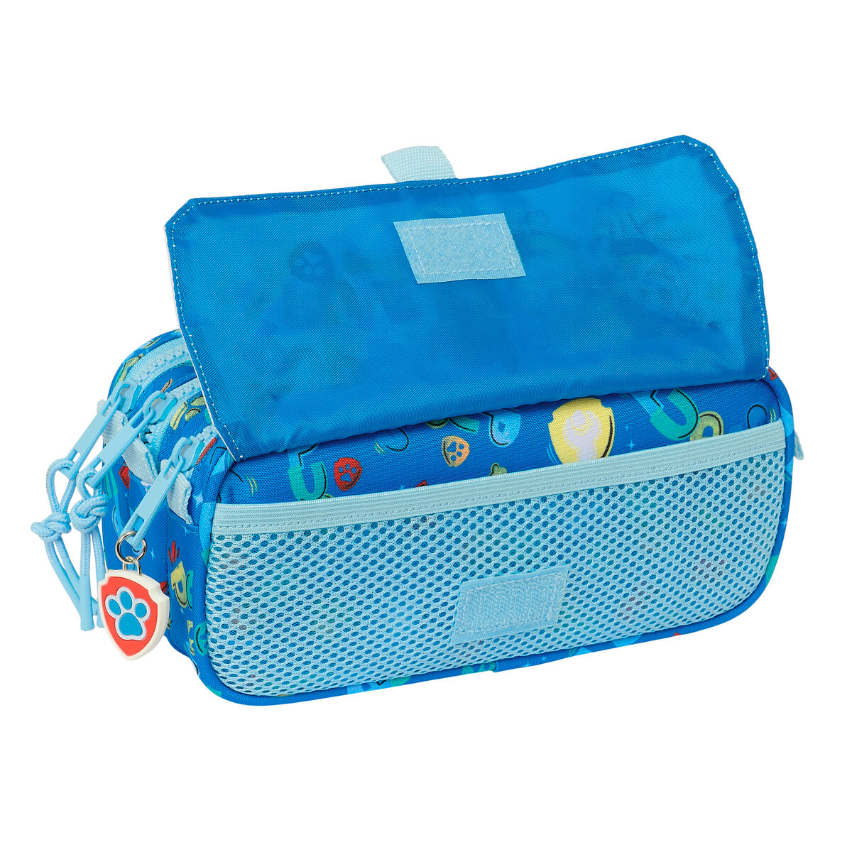 Penar triplu The Paw Patrol Pups rule Albastru 21,5 x 10 x 8 cm - Birou și papetărie, Material școlar și educațional