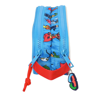 Penar dublu PJ Masks Albastru 21 x 8 x 6 cm - Birou și papetărie, Material școlar și educațional
