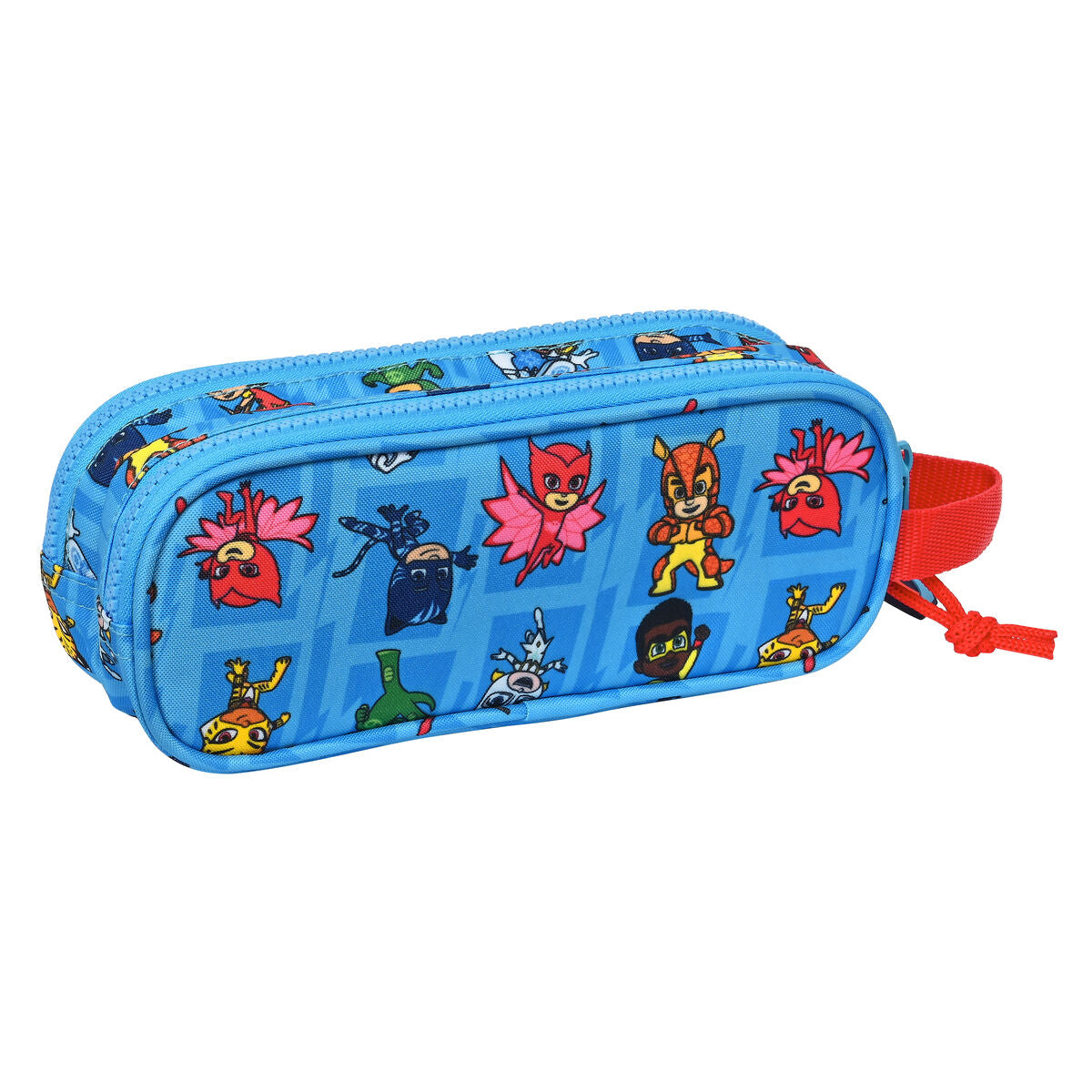 Penar dublu PJ Masks Albastru 21 x 8 x 6 cm - Birou și papetărie, Material școlar și educațional