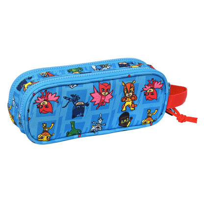 Penar dublu PJ Masks Albastru 21 x 8 x 6 cm - Birou și papetărie, Material școlar și educațional
