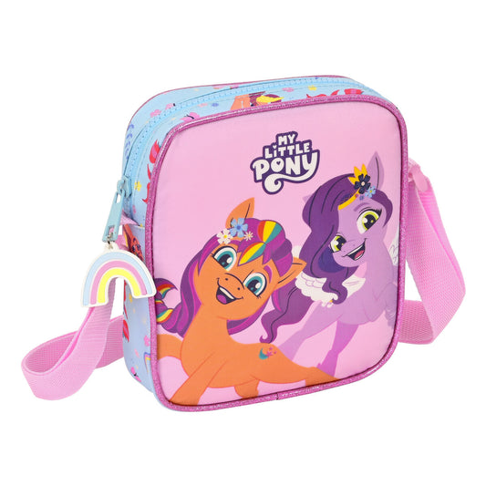 Geantă Bandulieră My Little Pony Wild & free Albastru Roz 16 x 18 x 4 cm - Bagaje, Genți de mână