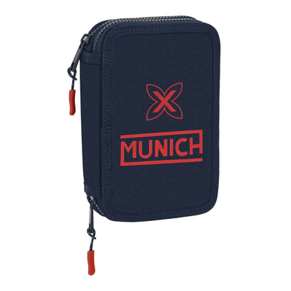Creion dublu Munich Flash Bleumarin 12.5 x 19.5 x 4 cm (28 Piese) - Birou și papetărie, Material școlar și educațional