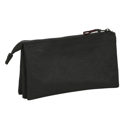 Penar triplu Naruto Negru 22 x 12 x 3 cm - Birou și papetărie, Material școlar și educațional