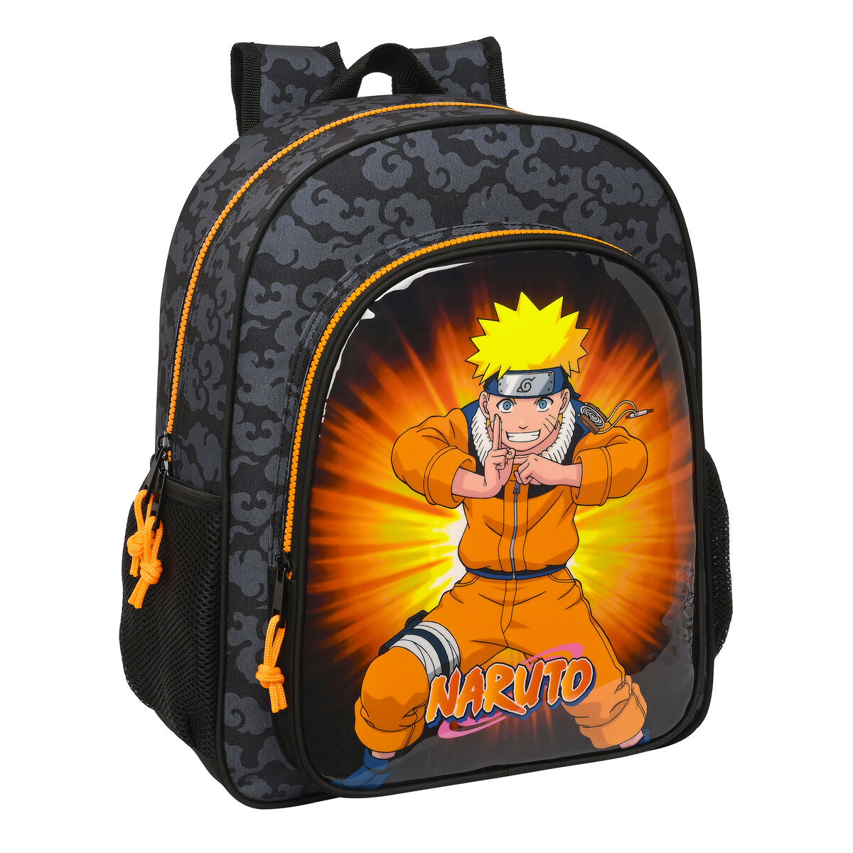 Ghiozdan Naruto Negru Portocaliu 32 X 38 X 12 cm - Birou și papetărie, Material școlar și educațional