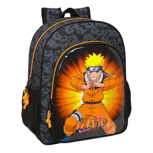 Ghiozdan Naruto Negru Portocaliu 32 X 38 X 12 cm - Birou și papetărie, Material școlar și educațional