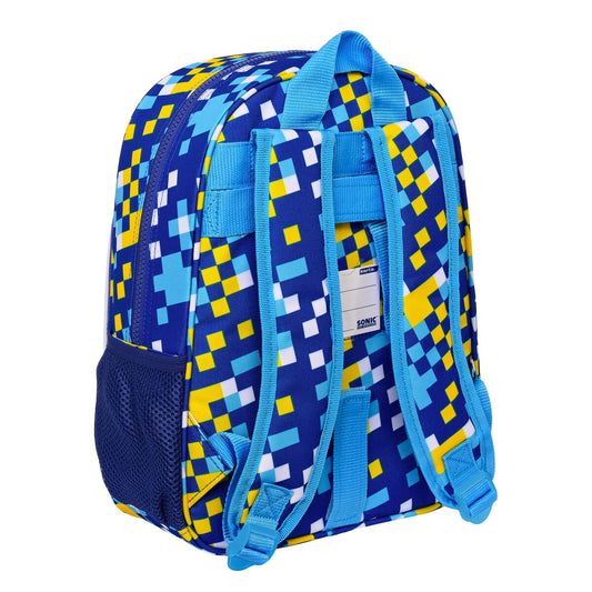 Ghiozdan Sonic Speed 26 x 34 x 11 cm Albastru - Birou și papetărie, Material școlar și educațional