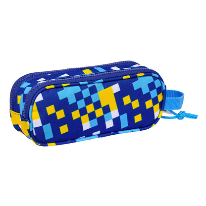 Penar dublu Sonic Speed Albastru 21 x 8 x 6 cm - Birou și papetărie, Material școlar și educațional