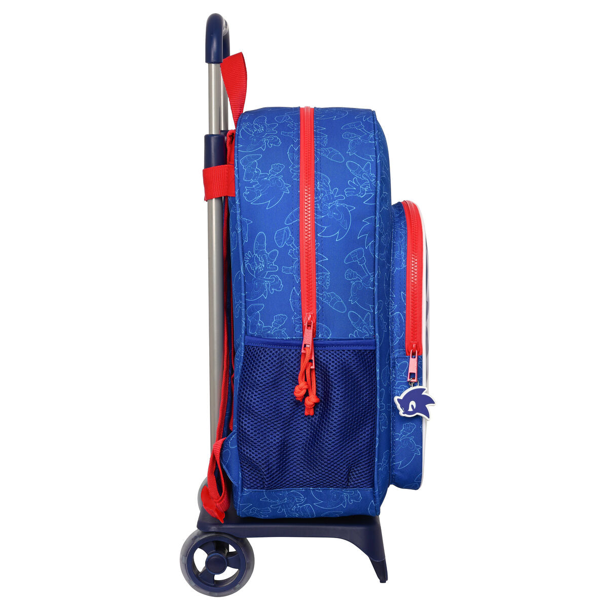 Ghiozdan cu Roți Sonic Let's roll Bleumarin 33 x 42 x 14 cm - Birou și papetărie, Material școlar și educațional
