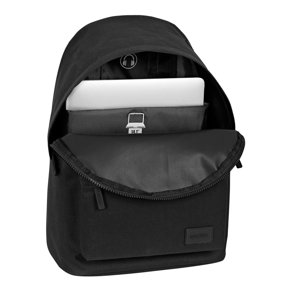 Ghiozdan Safta 31 x 41 x 16 cm Negru - Birou și papetărie, Material școlar și educațional