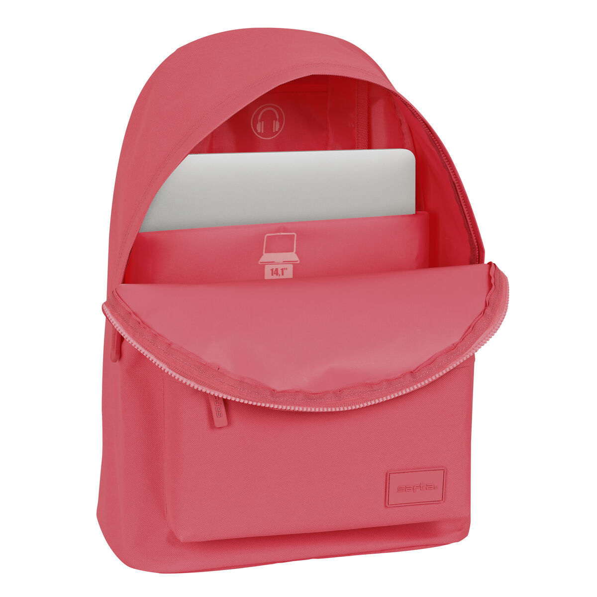 Ghiozdan Safta Marsala 31 x 41 x 16 cm Castaniu - Birou și papetărie, Material școlar și educațional