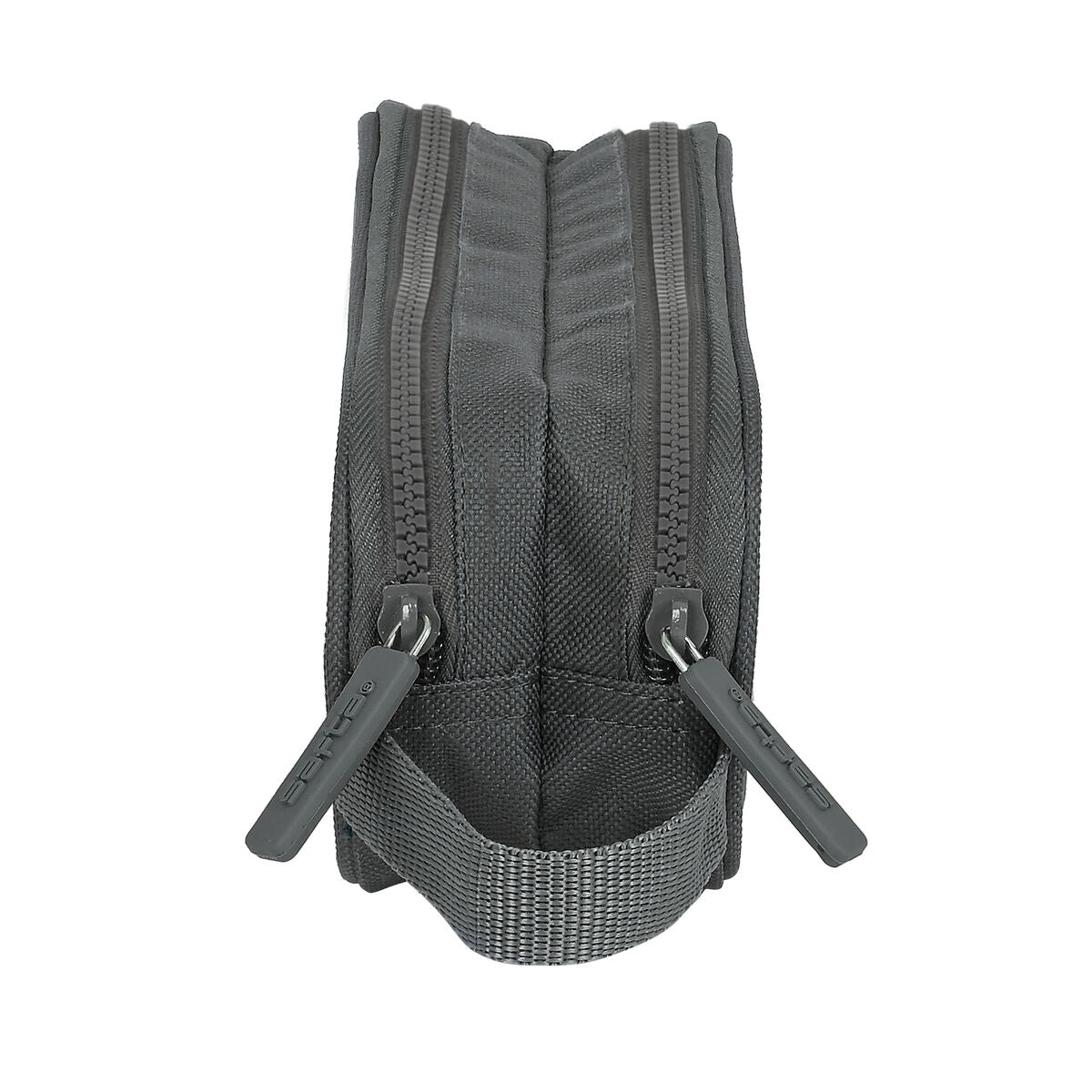 Penar dublu Safta Gri 21 x 8 x 6 cm - Birou și papetărie, Material școlar și educațional
