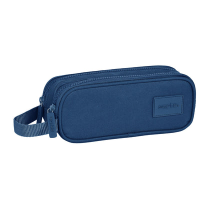 Penar dublu Safta Bleumarin 21 x 8 x 6 cm - Birou și papetărie, Material școlar și educațional