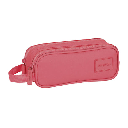Penar dublu Safta Marsala Castaniu 21 x 8 x 6 cm - Birou și papetărie, Material școlar și educațional