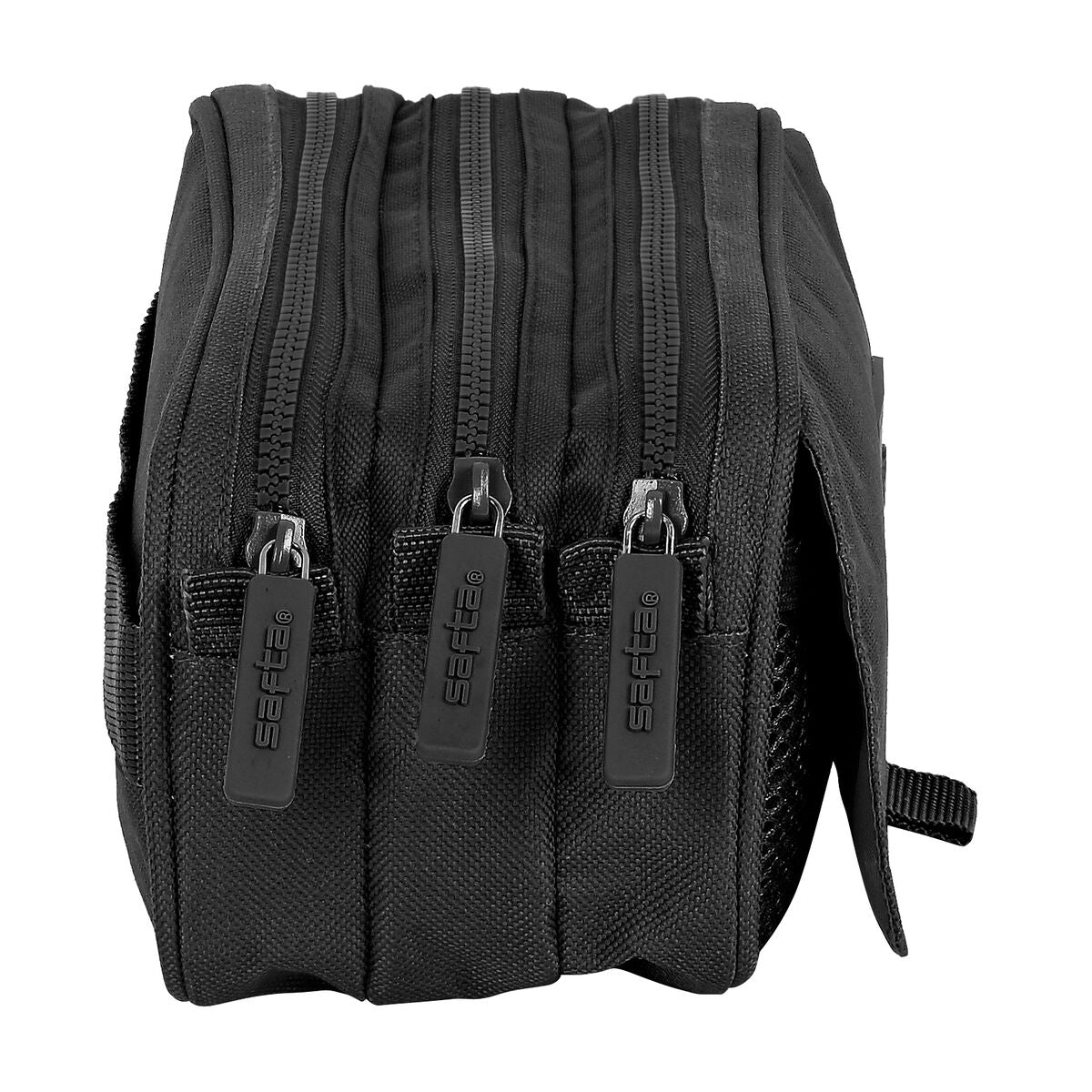 Penar triplu Safta 21,5 x 10 x 8 cm Negru - Birou și papetărie, Material școlar și educațional