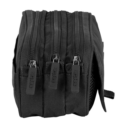 Penar triplu Safta 21,5 x 10 x 8 cm Negru - Birou și papetărie, Material școlar și educațional