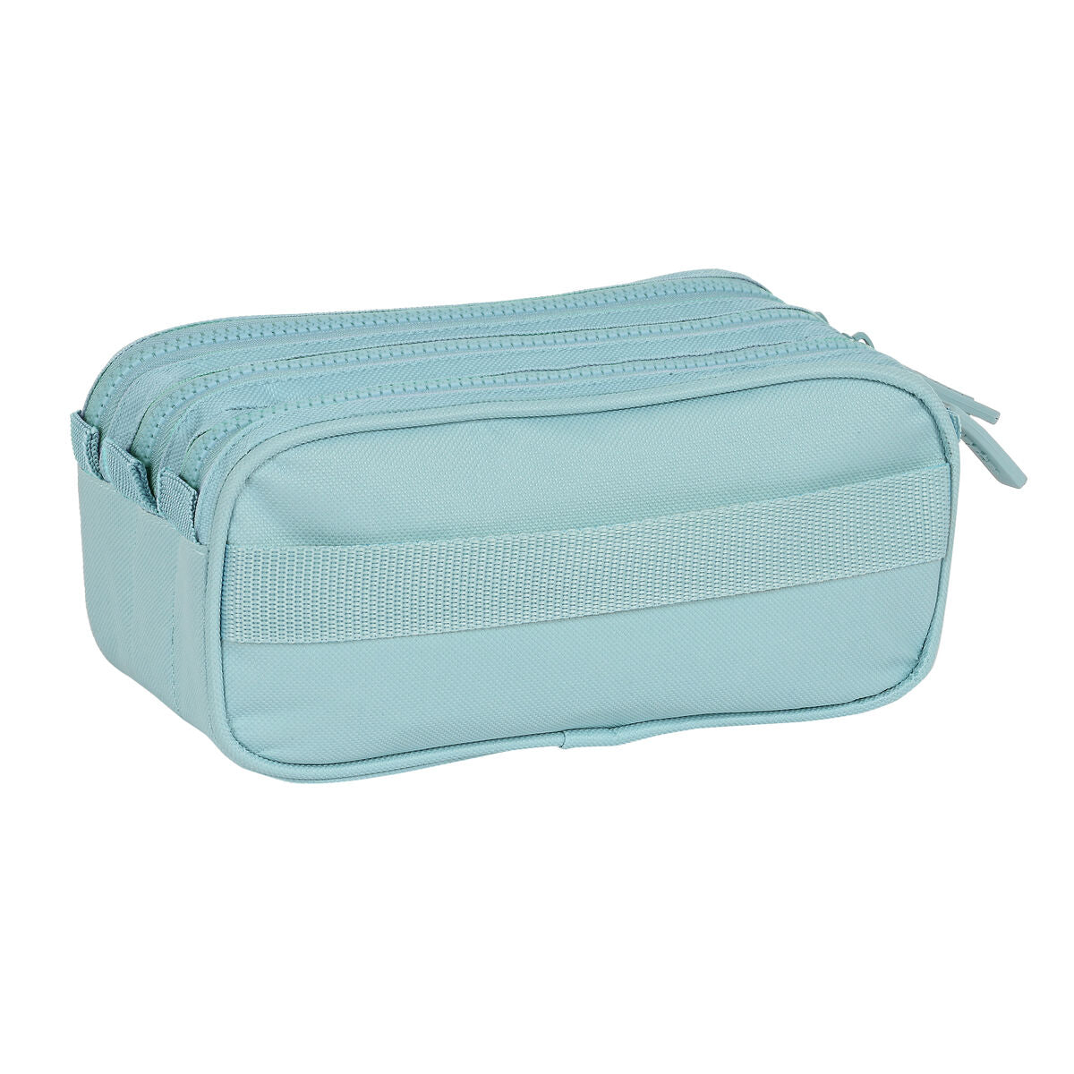 Penar triplu Safta 21,5 x 10 x 8 cm Albastru - Birou și papetărie, Material școlar și educațional