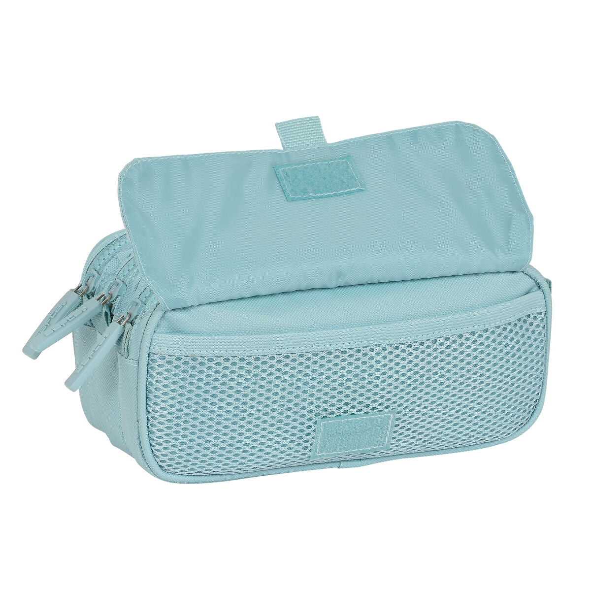 Penar triplu Safta 21,5 x 10 x 8 cm Albastru - Birou și papetărie, Material școlar și educațional