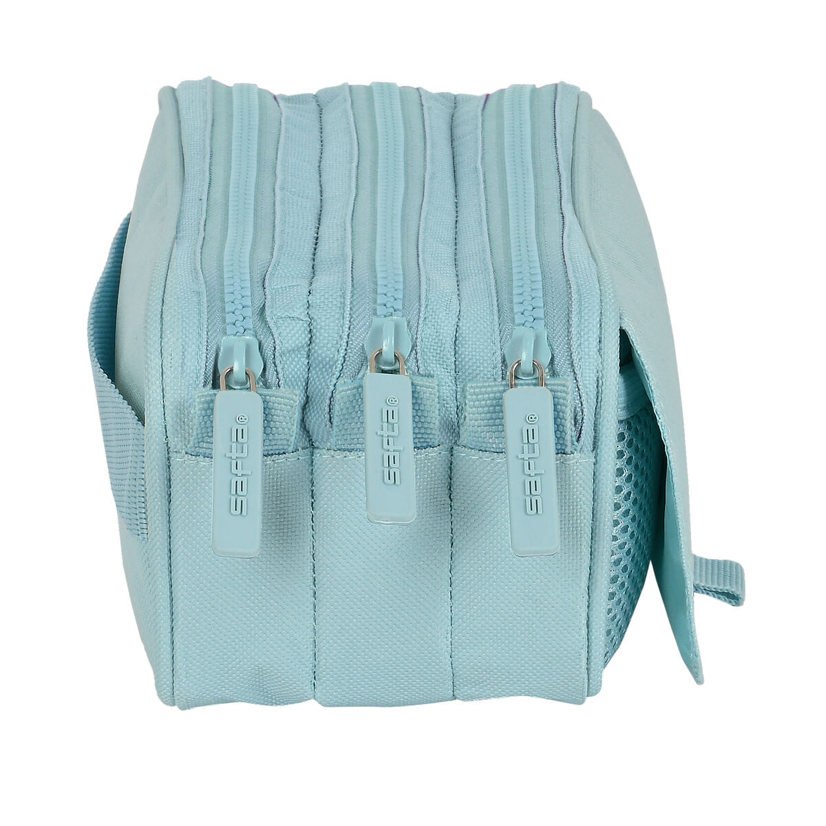 Penar triplu Safta 21,5 x 10 x 8 cm Albastru - Birou și papetărie, Material școlar și educațional