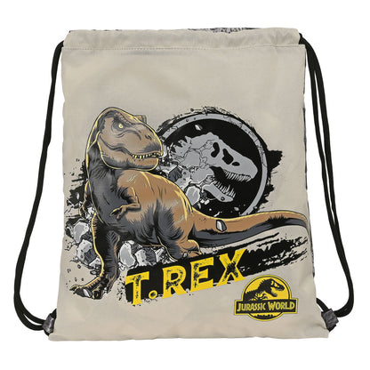 Geantă Rucsac cu Bretele Jurassic World Warning Gri 35 x 40 x 1 cm - Birou și papetărie, Material școlar și educațional