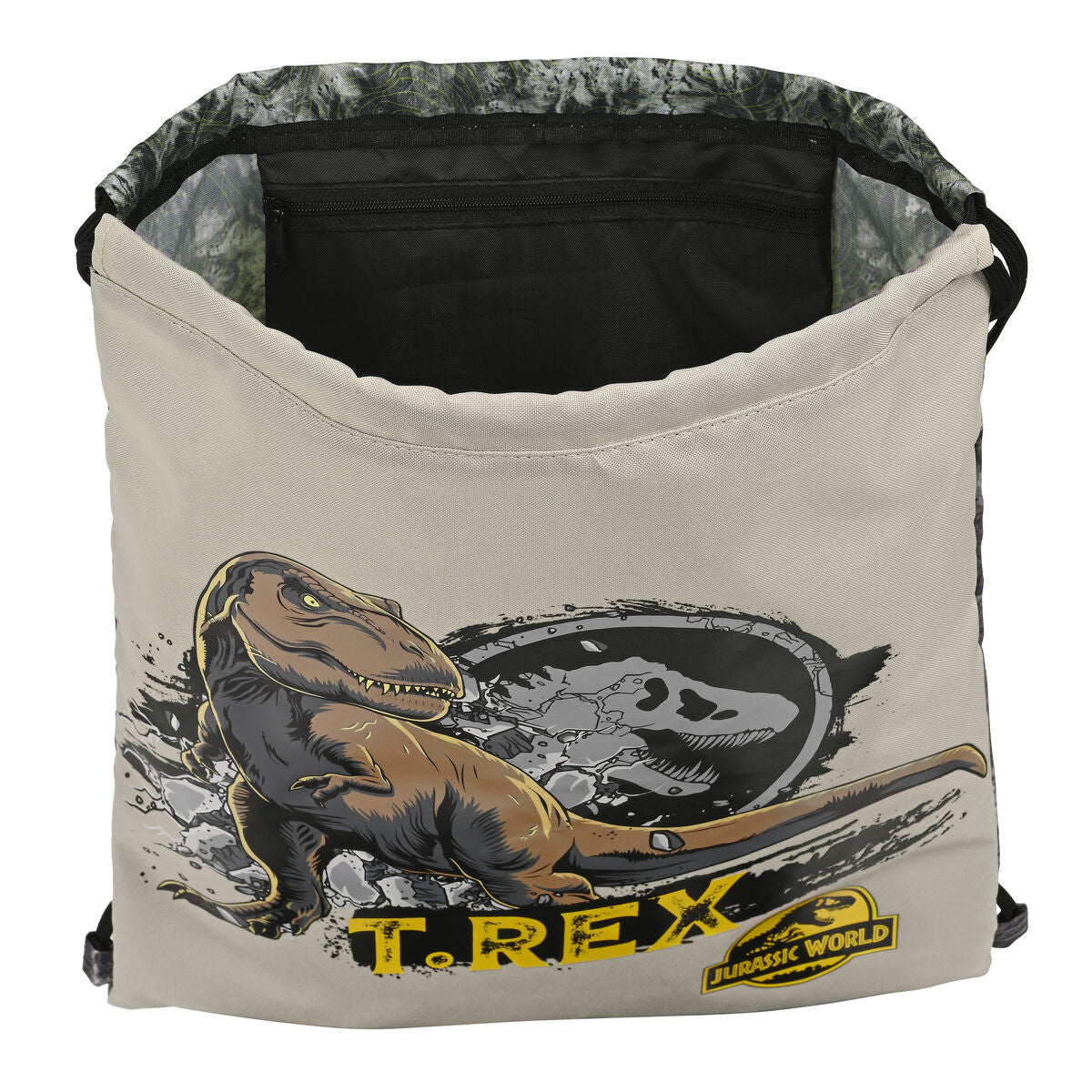Geantă Rucsac cu Bretele Jurassic World Warning Gri 35 x 40 x 1 cm - Birou și papetărie, Material școlar și educațional