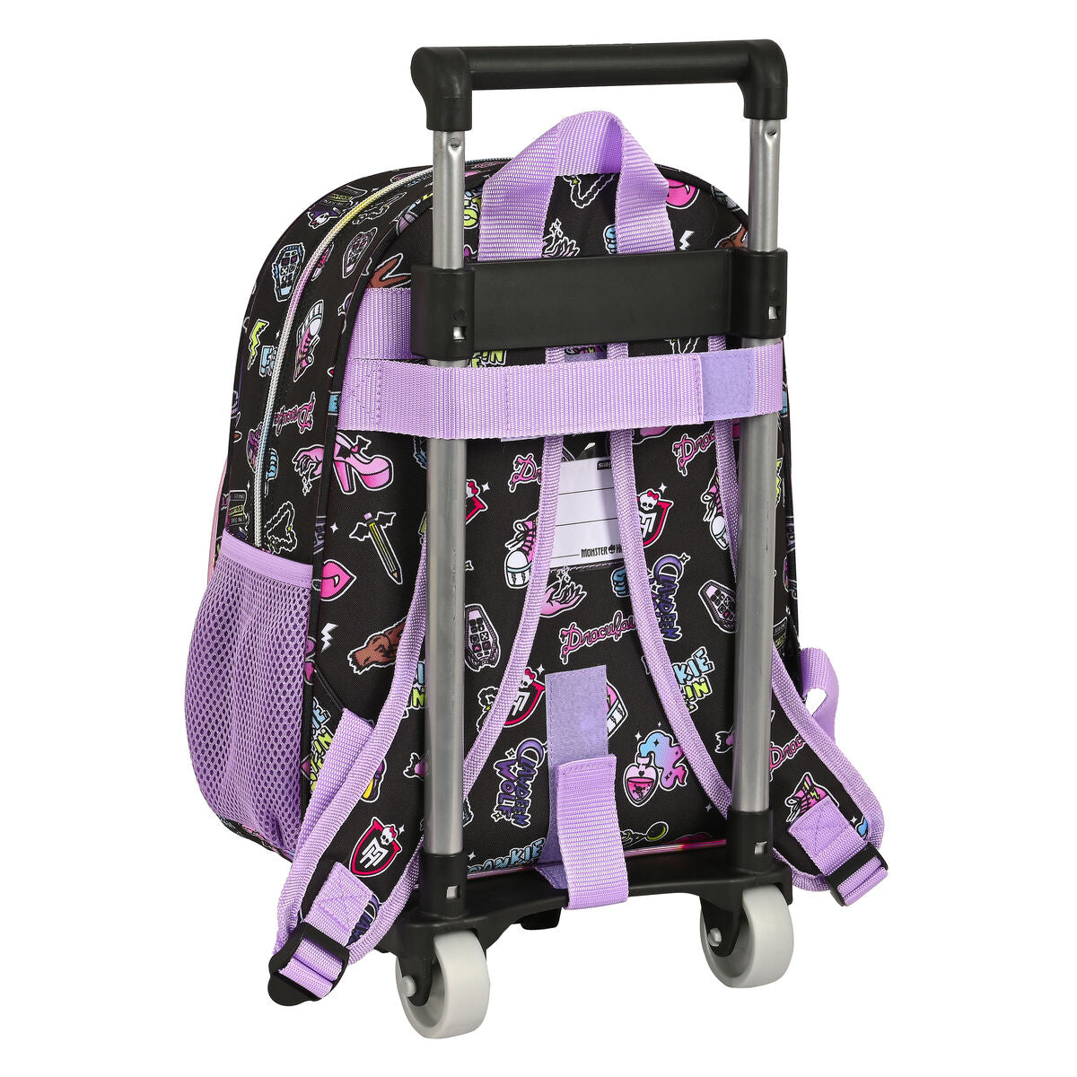 Ghiozdan cu Roți Monster High Creep Negru 28 x 34 x 10 cm - Birou și papetărie, Material școlar și educațional