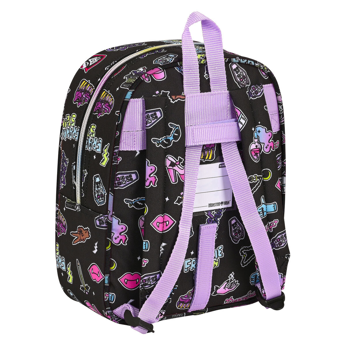 Ghiozdan Monster High Creep Negru 22 x 27 x 10 cm - Birou și papetărie, Material școlar și educațional