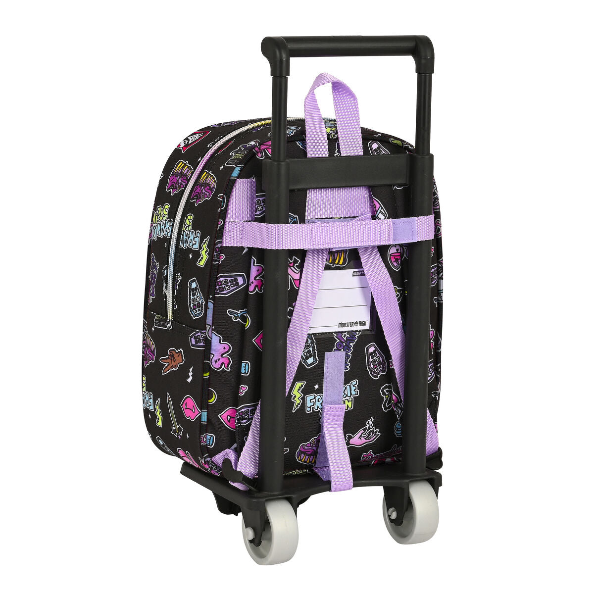 Ghiozdan cu Roți Monster High Creep Negru 22 x 27 x 10 cm - Birou și papetărie, Material școlar și educațional