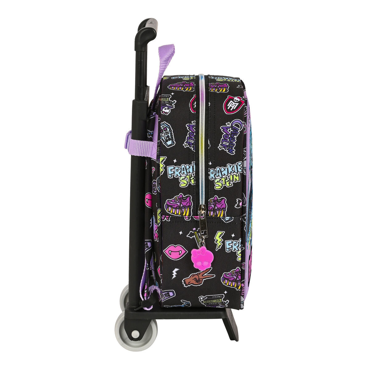 Ghiozdan cu Roți Monster High Creep Negru 22 x 27 x 10 cm - Birou și papetărie, Material școlar și educațional