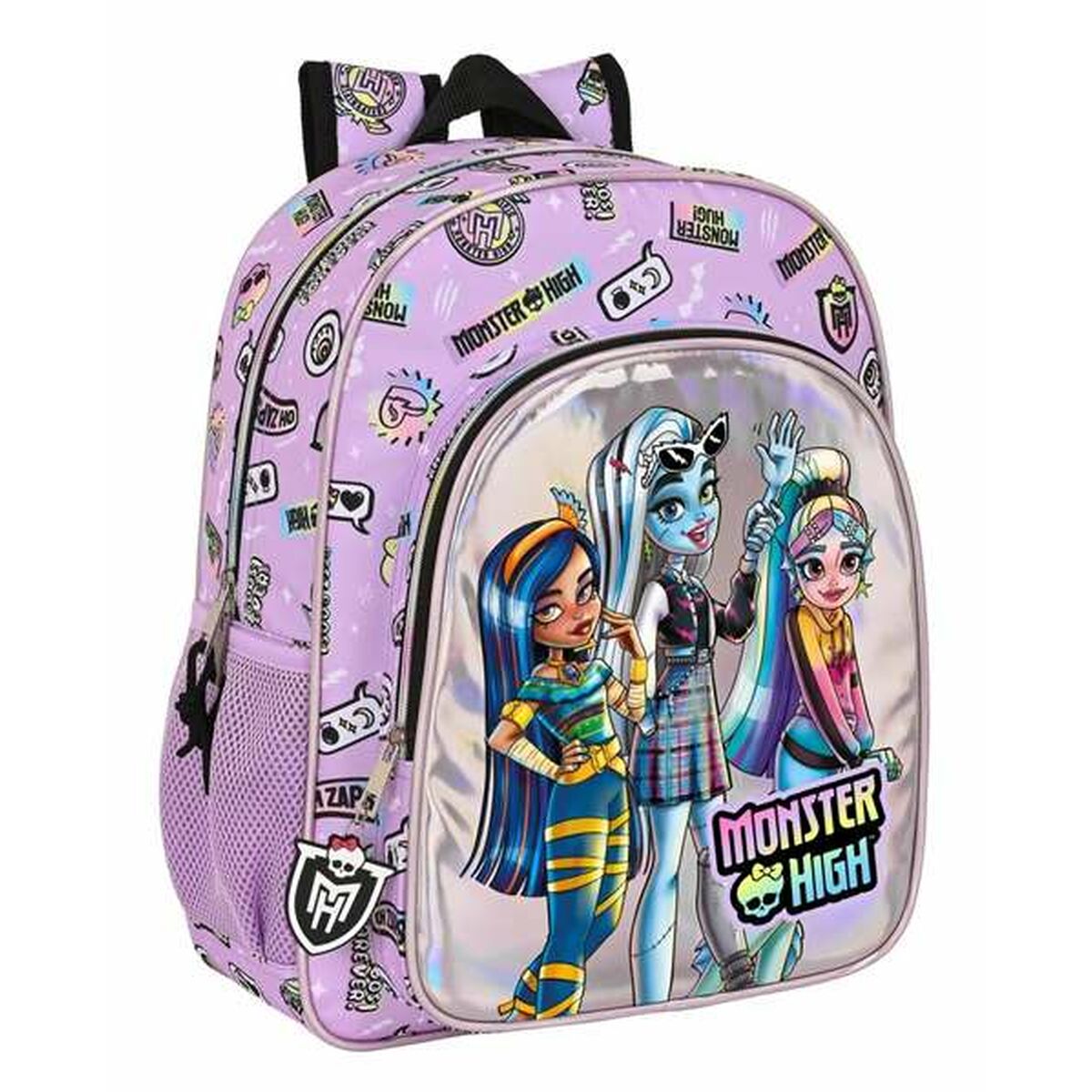 Ghiozdan Monster High Best boos Liliachiu 32 x 38 x 12 cm - Birou și papetărie, Material școlar și educațional