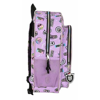 Ghiozdan Monster High Best boos Liliachiu 32 x 38 x 12 cm - Birou și papetărie, Material școlar și educațional