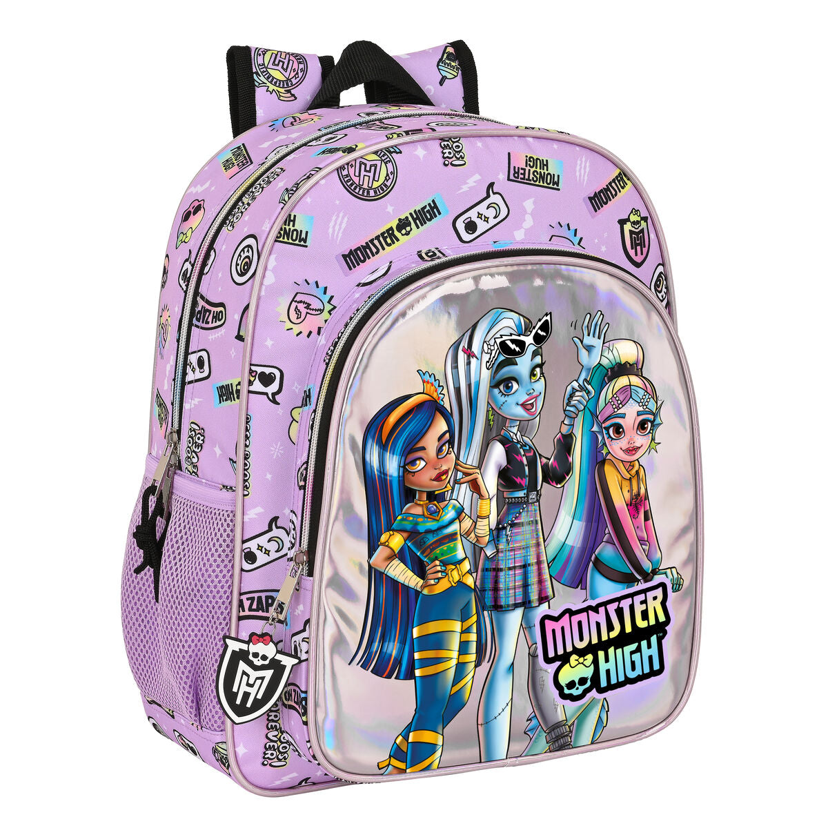 Ghiozdan Monster High Best boos Liliachiu 32 X 38 X 12 cm - Birou și papetărie, Material școlar și educațional