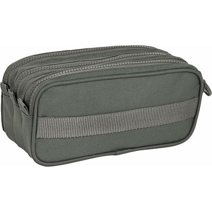 Penar triplu Kappa Basics Gri 21,5 x 10 x 8 cm - Birou și papetărie, Material școlar și educațional