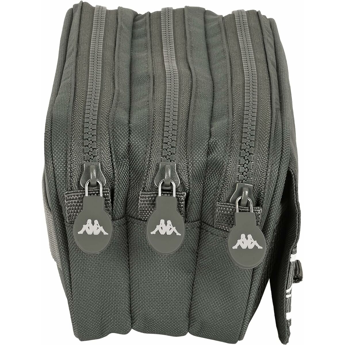 Penar triplu Kappa Basics Gri 21,5 x 10 x 8 cm - Birou și papetărie, Material școlar și educațional