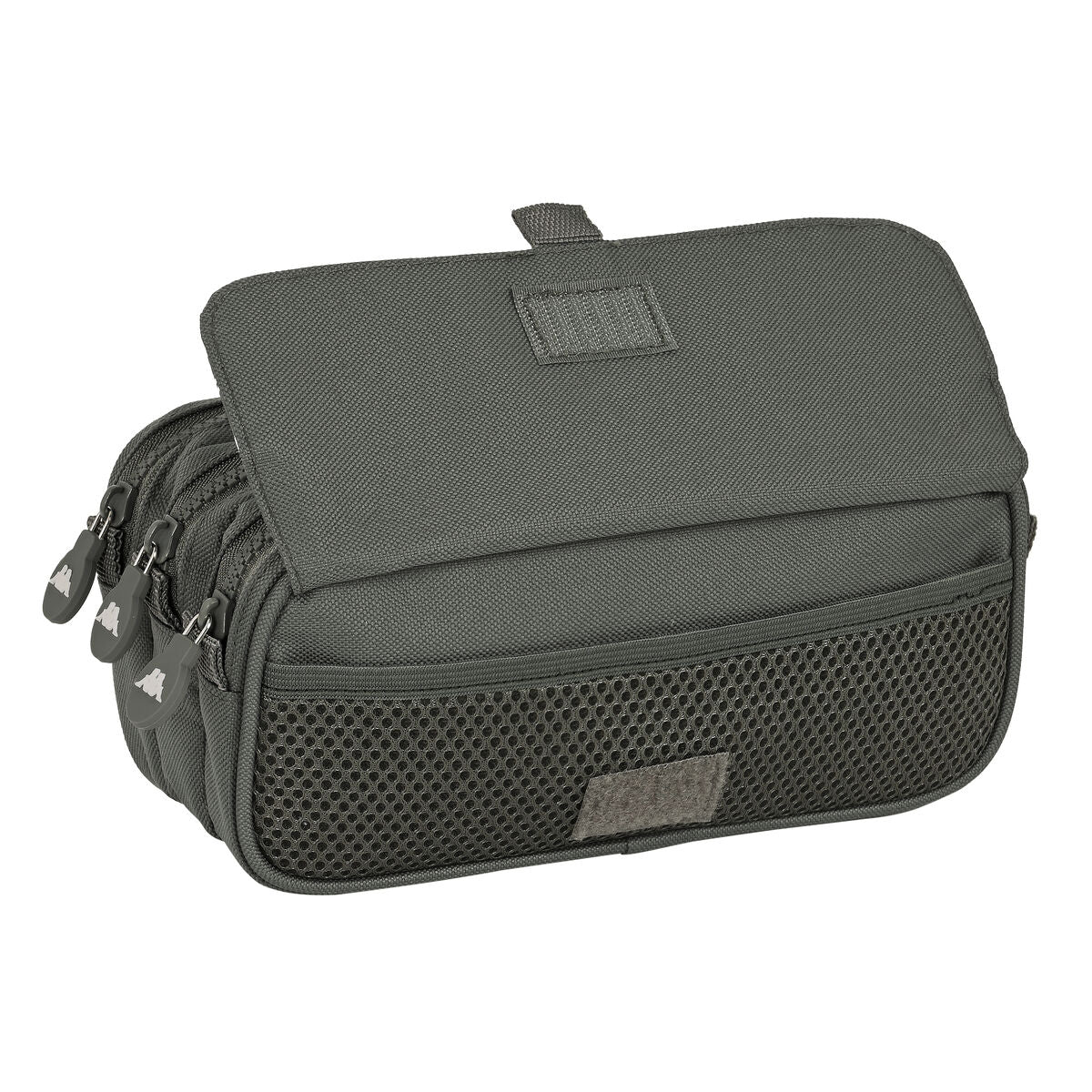 Penar triplu Kappa 21,5 x 10 x 8 cm Gri - Birou și papetărie, Material școlar și educațional